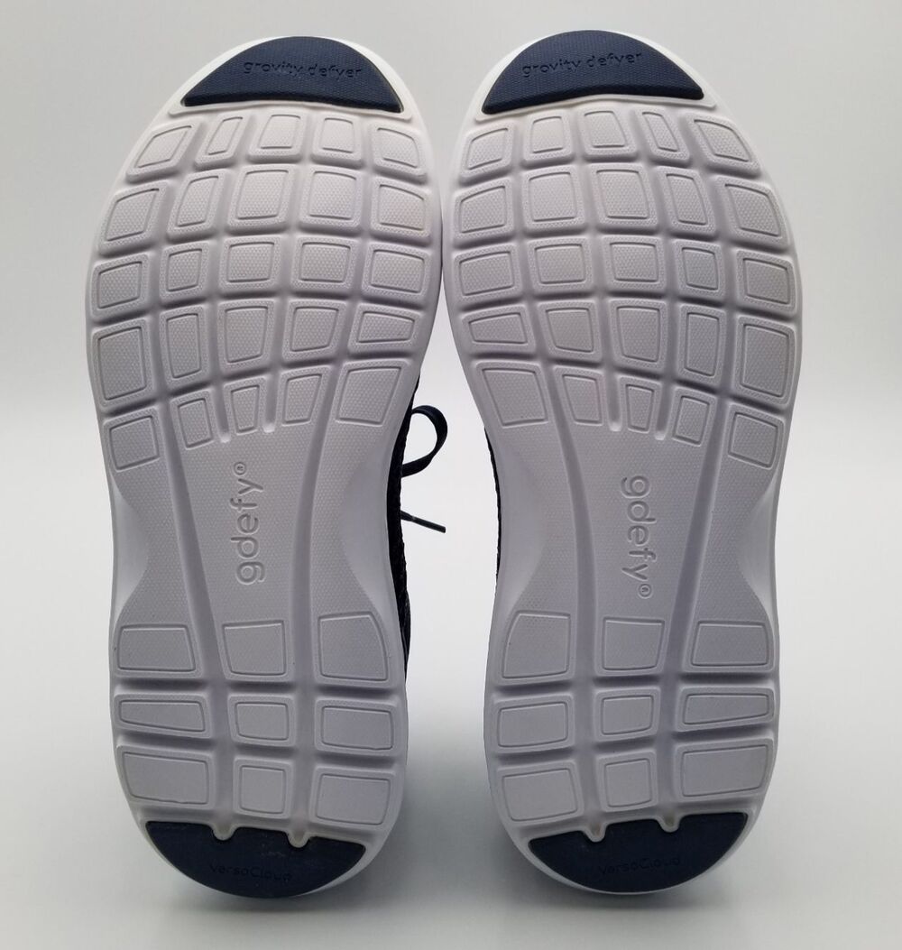 Gravity Defyer Mens XLR8 Verso Cloud Sneakers Shoes 10 Wide Blue/White Excellent - Picture 7 of 12